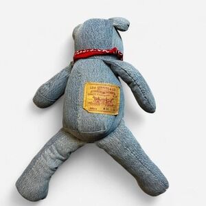 Vintage Levi's 501 denim handmade collector teddy bear